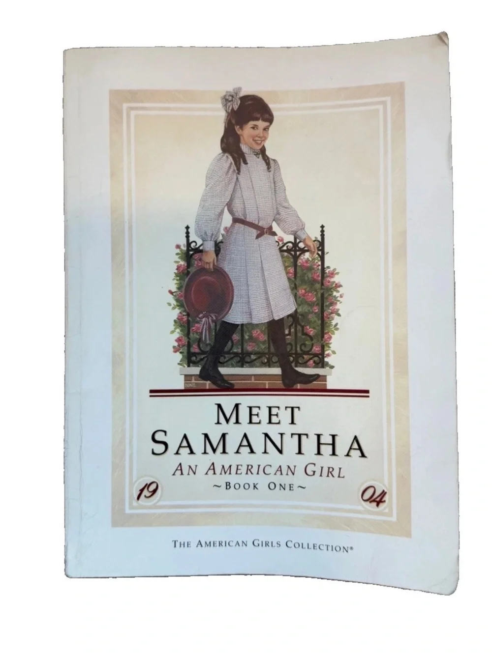 American Girl Samantha Doll & Outfit Bundle - 2 Dresses, Shoes, Books, Tights